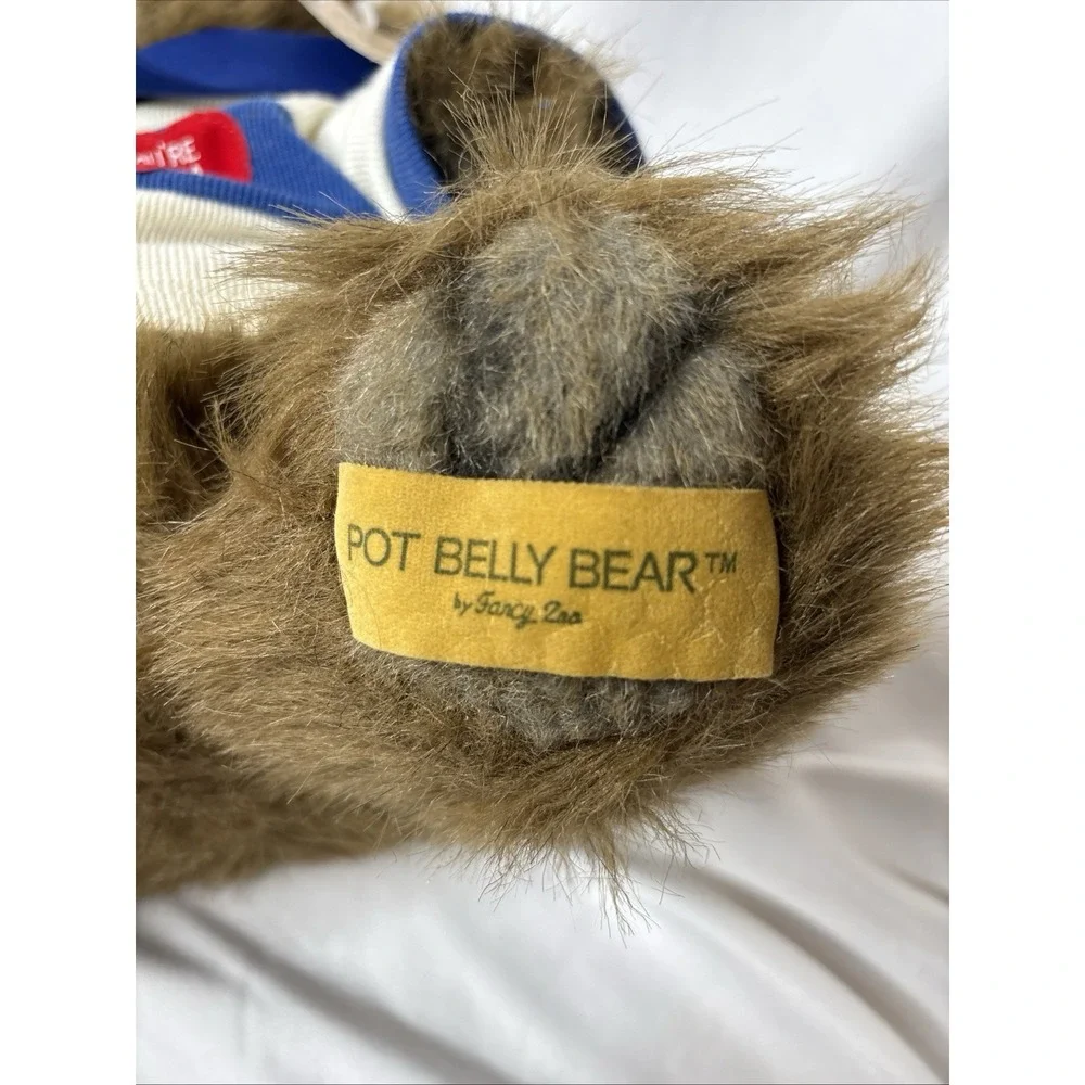 Vtg 1994 Pot Belly‎ Fancy Zoo Brown Bear Plush You're Extra Special